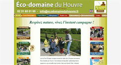 Desktop Screenshot of ecodomaineduhouvre.fr